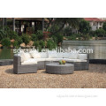 Eco-friendly rattan outdoor furniture sofa with coffee table factory design sofas